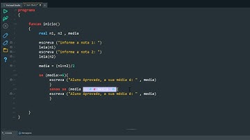 Desvio Condicional Portugol
