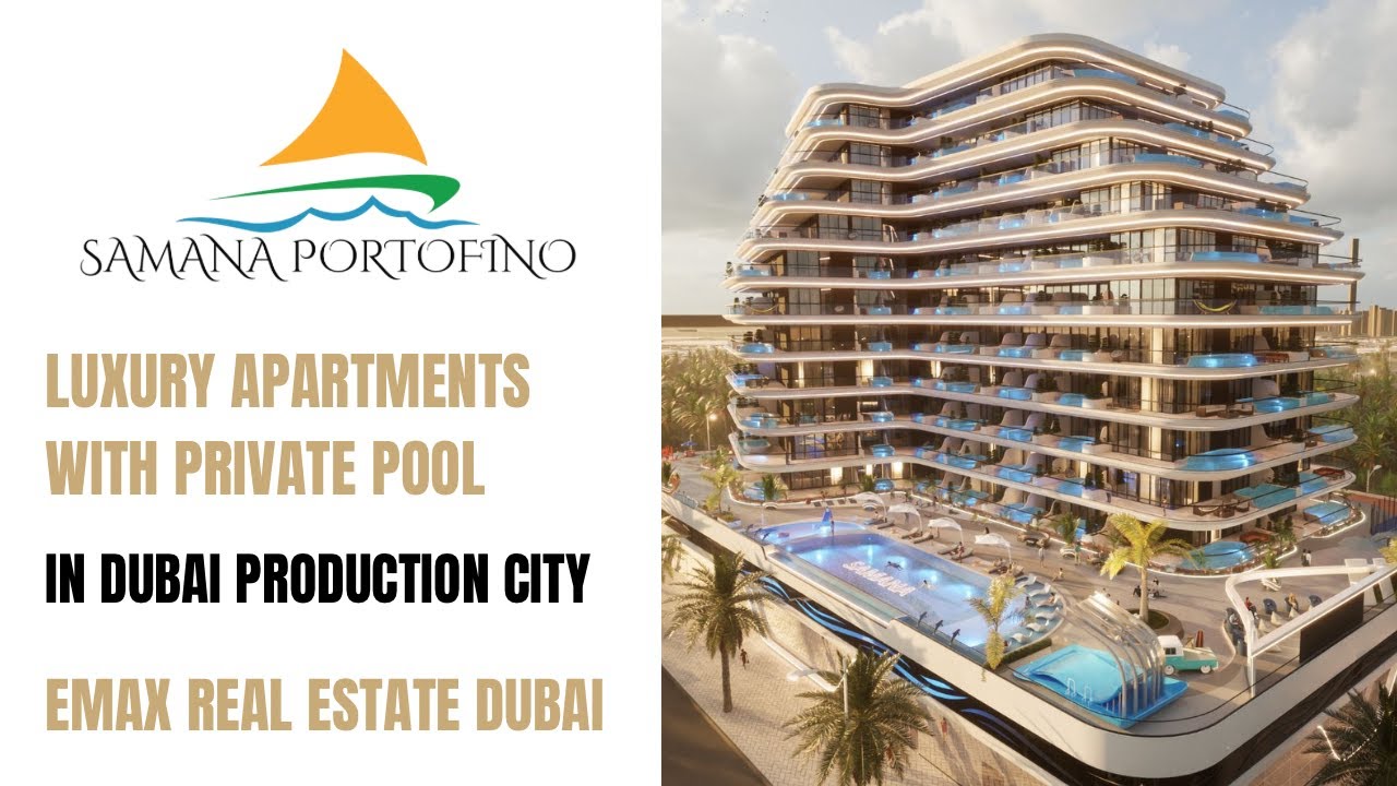 Emax Real Estate Dubai: SAMANA Portofino - YouTube