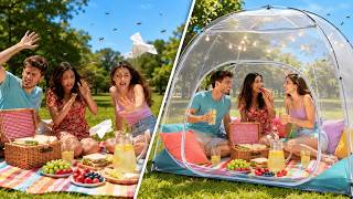 GENIUS CAMPING HACKS THAT ACTUALLY WORK! ⛺🔥 Clever Outdoor Life Hacks & Tips by 123 GO! Challenge