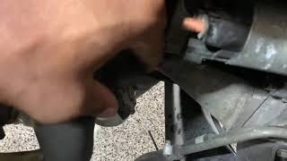 replacing starter on a 2006 Toyota Corolla “easy”