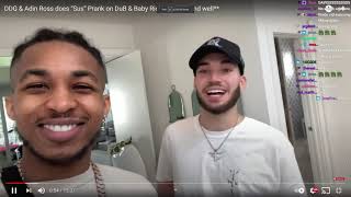 YOURRAGE REACTS TO ADIN ROSS AND DDG PRANK ENDS EARLY