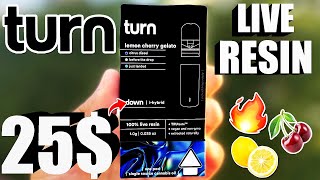 This TURN POD PACK had me TOO LIT! | Turn Pod Pack Lemon Cherry Gelato!