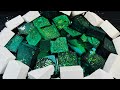 Green Dyed 💕 Plain chalk ASMR Crush