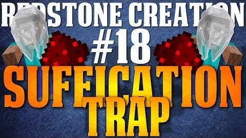 Minecraft 1.3.2 Redstone Creation #18 | Suffocation Trap |