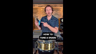 How to tune a snare with and without a Tune-Bot  1. Download the free Tune-Bot app and decide the fu