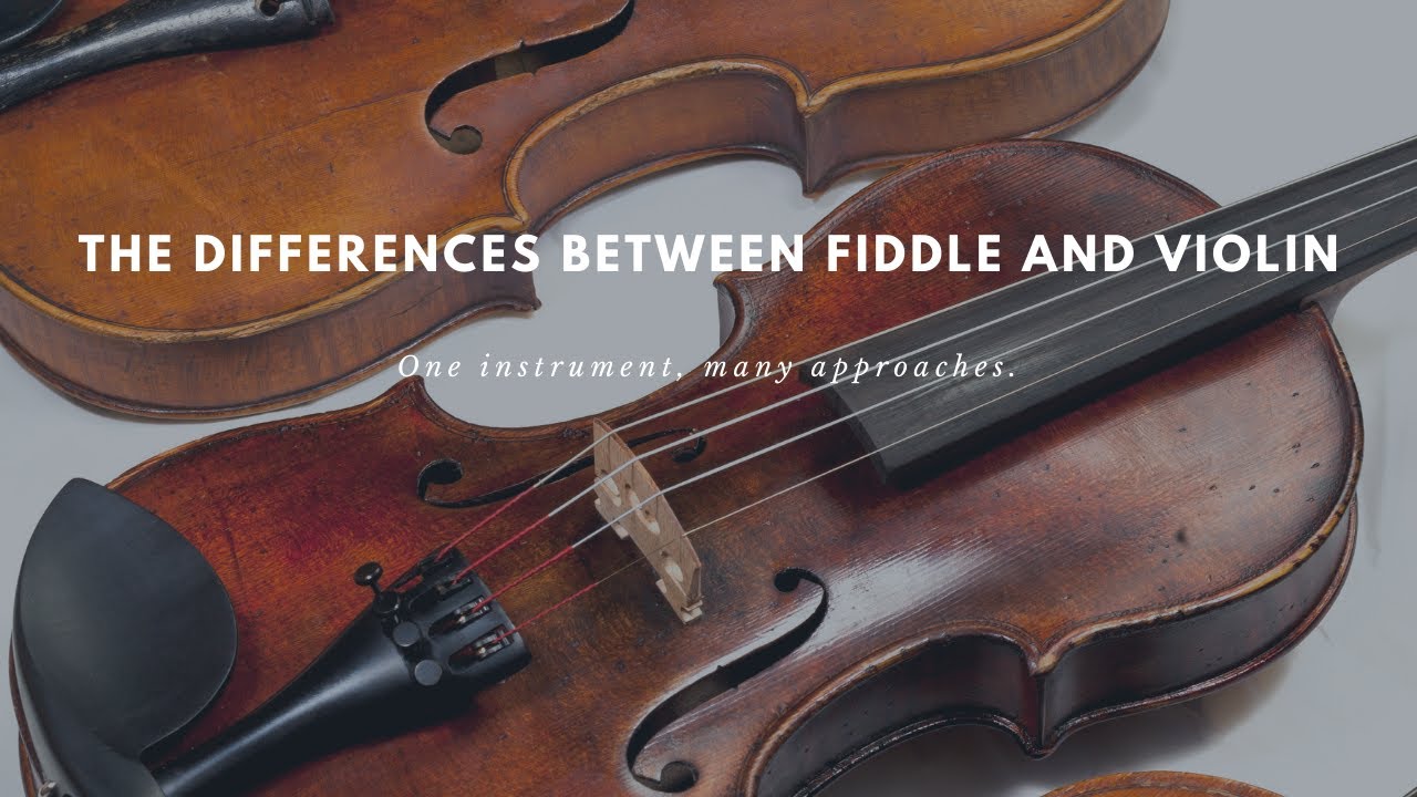 Differences Fiddle and Violin - YouTube