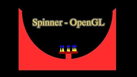 OpenGL - Project Demo with source code - Animated Spinner