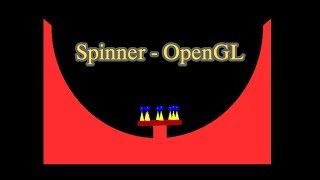 OpenGL - Project Demo with source code - Animated Spinner screenshot 1