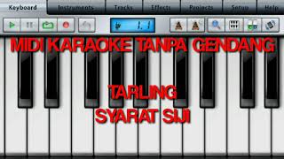 Miditrack Karaoke Tarling Syarat Siji Tanpa Gendang