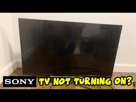 How to Fix Your Sony TV That Won&rsquo;t Turn On - Black Screen Problem