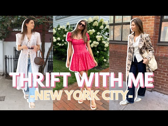 NYC THRIFT WITH ME FOR SUMMER & HAUL | Upper East Side - YouTube