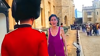 Karen Gets SMACKED By A Royal Guard After This.. (BIG MISTAKE)