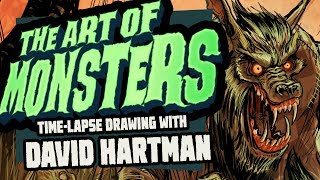 DRAW A WEREWOLF - ART OF MONSTERS