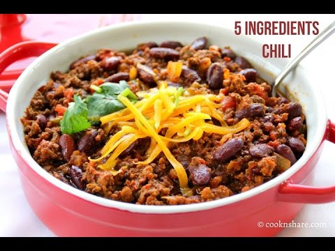 Beef Chili - 5 Ingredients - YouTube