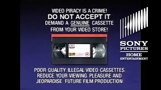 Piracy Warning (Columbia TriStar) (1994)