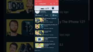 Newpipe app overview running in android device. screenshot 5