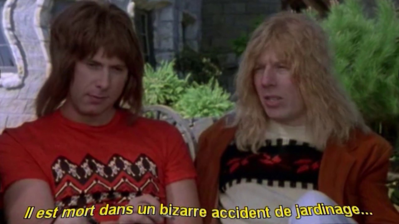 Spinal Tap - bizarre gardening accident