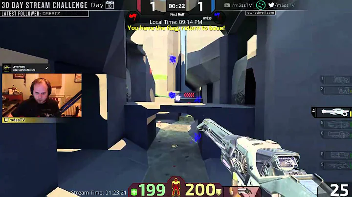 UT4 - Last Second Rocket Jump Cap on CTF-Blank