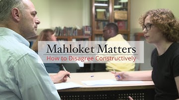 Mahloket Matters: How to Disagree Constructively, Unit 1: The Sanhedrin Way