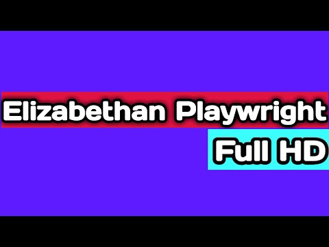 Elizabethan Playwright