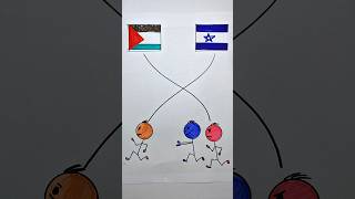 Which Country Do You Support? 🥹🇵🇸 #shorts #palestine #israel #art