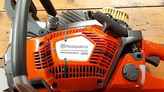 Chainsaw Husqvarna 585 NEW MODEL 2022 Unboxing