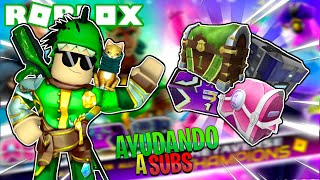 ? AYUDANDO A SUBS EN EL METAVERSE CHAMPIONS ROBLOX Y VALORANDO AVATARES ?