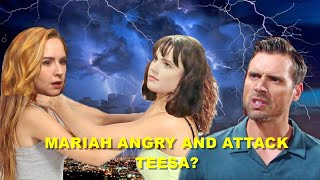 The Young And The Restless Spoilers Shock Mariah is angry and can attack Tessa, who will stop them?
