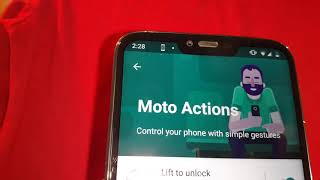 How to activate Moto Actions and Moto g7 optimo Maxx screenshot 2