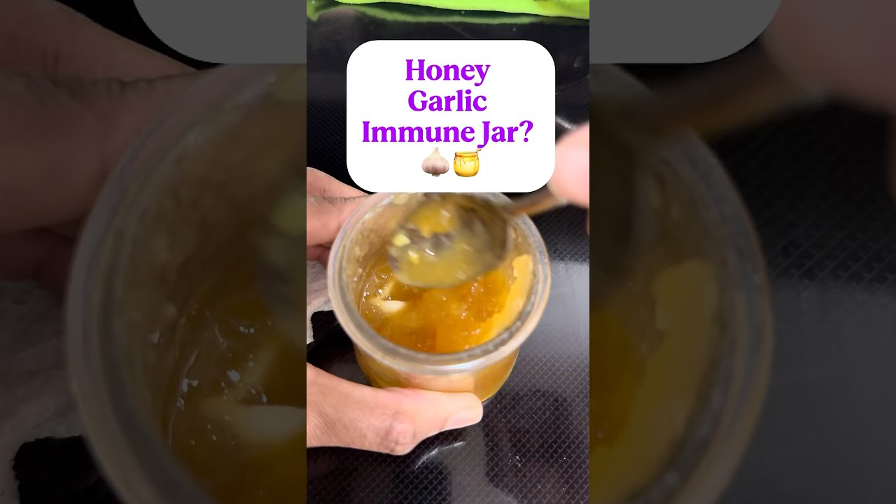Honey Garlic Immune Jar | Natural Immune Support. Would you try it?