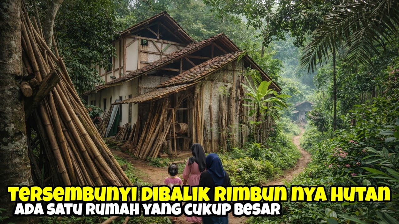 TAK DISANGKA.. HANYA ADA SATU RUMAH TERPENCIL DI BALIK HUTAN 