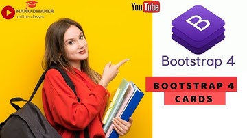 Lecture -17- // Bootstrap 4 Cards Full Introduction  // Bootstrap 4 For Beginners In Hindi