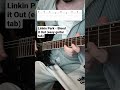 Linkin Park Bleed It Out Guitar Tab