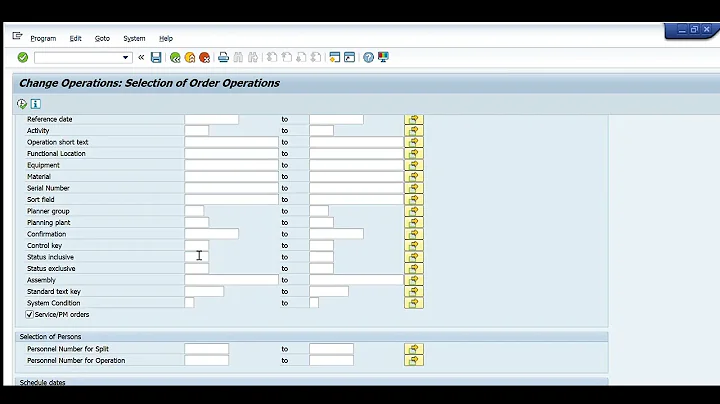 How to change Operations in PM Orders Using IW37 - SAP PM - Tutorials