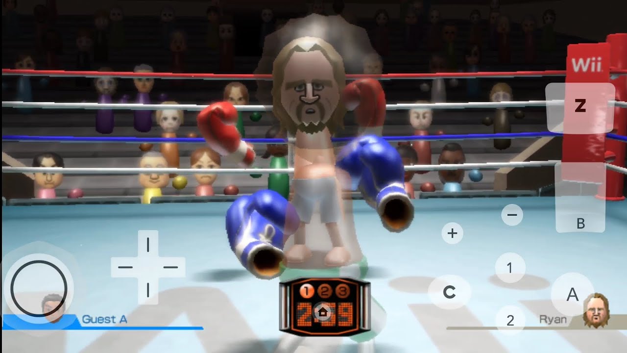 Wii Sports Boxing Gameplay vs Ryan (Dolphin Emulator)