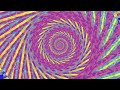 Groovy Mesmerizing Colorful Spirals, Trippy Soothing Ambient Music for Study Sleep Yoga Meditation