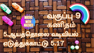 9th Maths 5.ஆயத்தொலை வடிவியல் -Coordinate Geometry(New Book)  Example 5.17 in Tamil