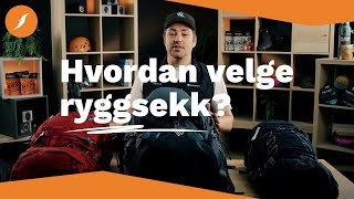 Hvordan velge ryggsekk? | Fjellsport.no