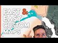 Custom google maps tutorial  how to create custom vector map in 5 minutes