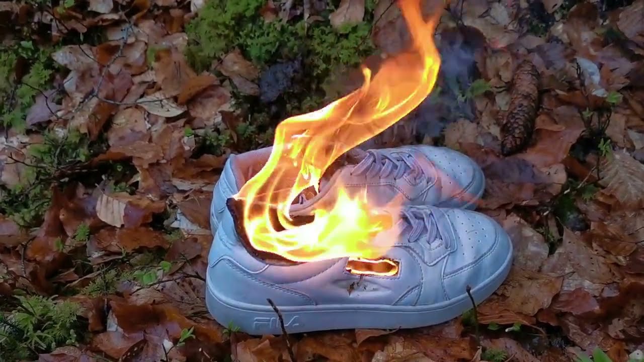 Fila und Bench schuhe verbrennen