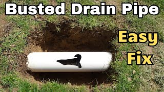 How to Fix a Hole in a PVC Drain Pipe (Low Pressure Line)