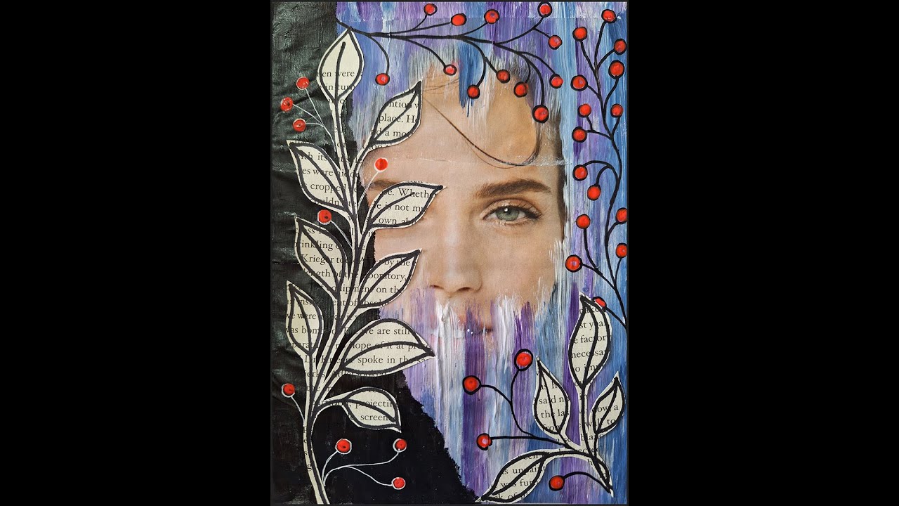 Art Journal From Scratch With Limited Supplies #14