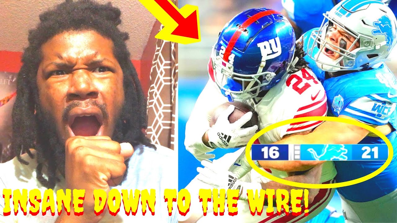 GIANTS VS LIONS PRESEASON REACTION 2023 DETROIT LIONS VS NEW YORK GIANTS HIGHLIGHTS REACTION 2023
