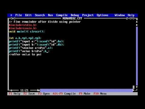 c programing language // find remainder using pointers