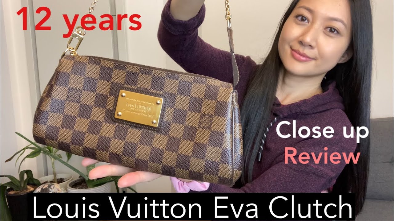 Louis Vuitton Eva Clutch  Unboxing & Review 