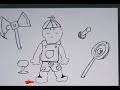 1 minute of kostume dressing up (loop)