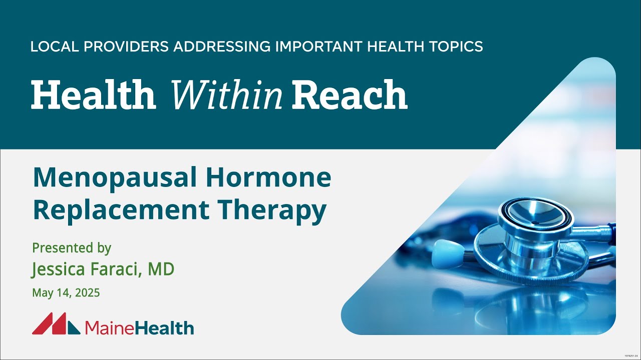 Health Within Reach: Menopausal Hormone Replacement Therapy