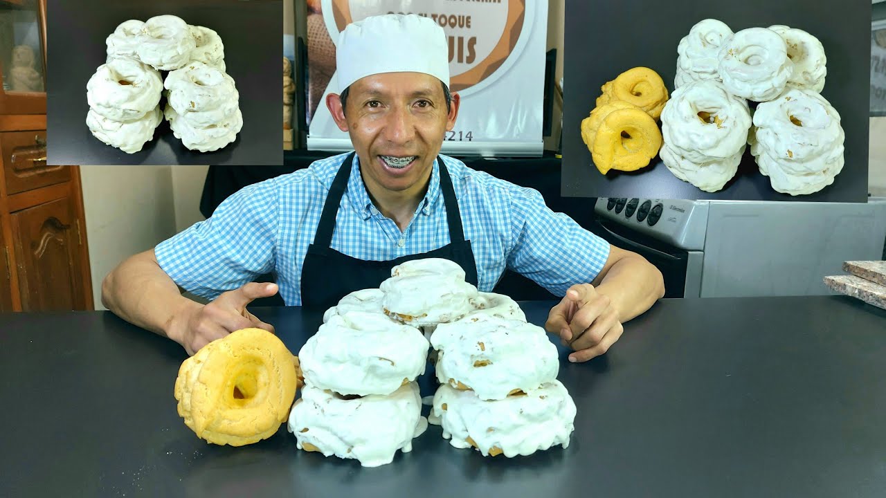 Esta receta tiene más de 100 años de tradición  Roscón Lojano (con el toque de Luis) Ecuador