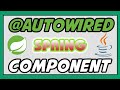 Spring Component and AutoWiring example | what is autowiring in spring | what is component in spring