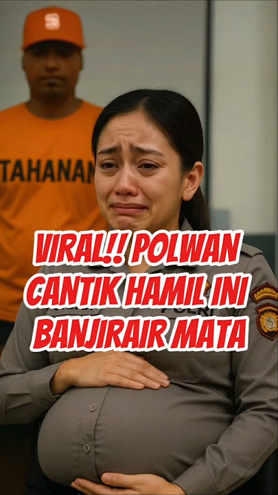 VIRAL!! POLWAN CANTIK MENIKAH DENGAN PRIA TAHANAN #shorts #shortvideo